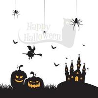 halloween with white background vector