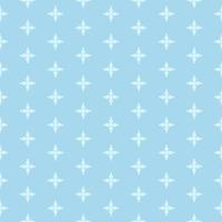 Seamless geometric pattern with curly crosses. vector illustration