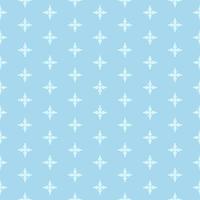 Seamless geometric pattern with curly crosses. vector illustration