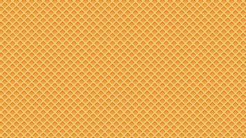 Waffle motion seamless pattern. Moving sideways. Waffle background. Waffles seamless pattern. Sweet and delicious food. 4K seamless loop video footage