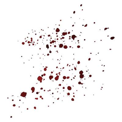 Drops of watercolor splashes, from wine, blood, paint, red burgundy color.