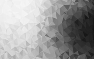 Light Silver, Gray vector polygon abstract layout.