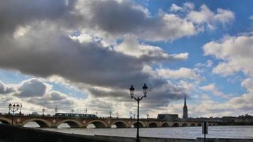 A view of the City of Bordeaux in France photo