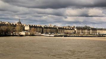 A view of the City of Bordeaux in France photo