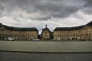 A view of the City of Bordeaux in France photo