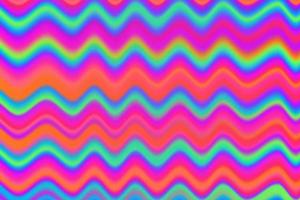 Rainbow wavy background. Striped multicolor gradient pattern. Vector bright banner.