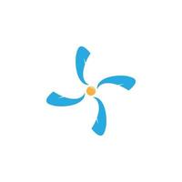 symbol vector of sun waves swirl simple abstract design