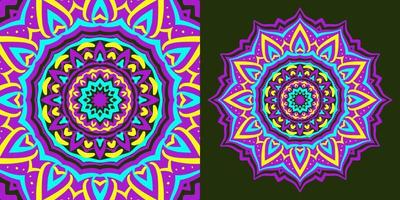abstract round mandala traditional texture design vintage background for web or print vector element