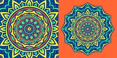 abstract round mandala traditional texture design vintage background for web or print vector element