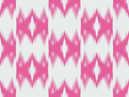 Ikat pattern emboidery style vector