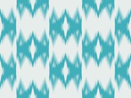 Ikat pattern emboidery style vector
