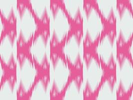 Ikat pattern emboidery style vector