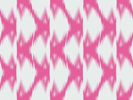 Ikat pattern emboidery style vector