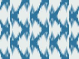 Ikat pattern emboidery style vector