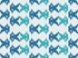 Ikat pattern emboidery style vector