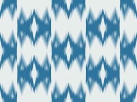 Ikat pattern emboidery style vector