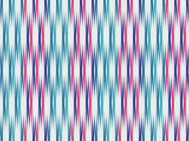 Ikat pattern emboidery style vector