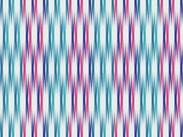 Ikat pattern emboidery style vector