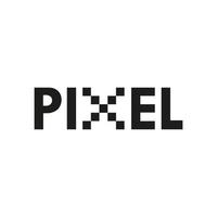 The Pixel Logo Vector Design