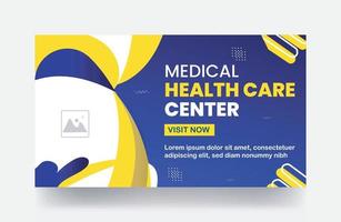 s  Medical thumbnail design and web banner thumbnail design template vector