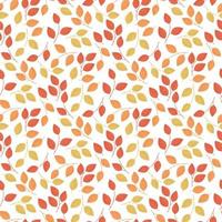 autumn leaves pattern vector