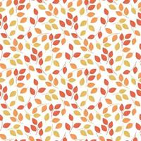 autumn leaves pattern vector