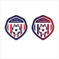 colección de logotipos de fútbol 5 vector