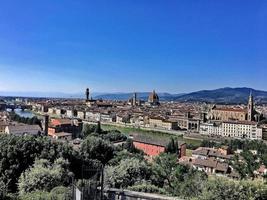 A view of Florence in Italy photo