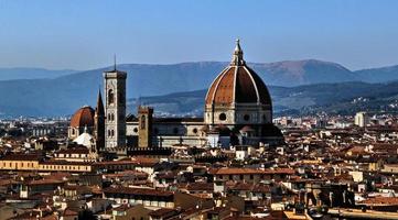 A view of Florence in Italy photo