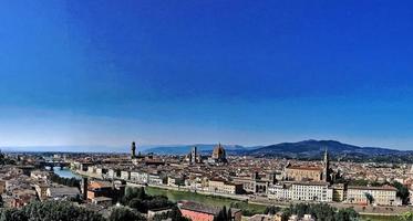 A view of Florence in Italy photo