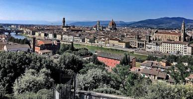 A view of Florence in Italy photo