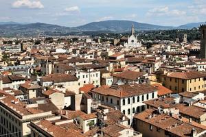 A view of Florence in Italy photo
