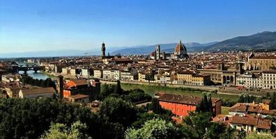 A view of Florence in Italy photo