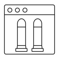 Perfect design icon of ammo vector