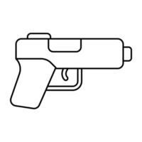 icono de diseño perfecto de pistola vector