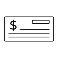 Modern design icon of checkbook vector