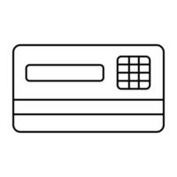 Perfect design icon of atm card vector