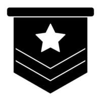 An icon design of ranking badge vector