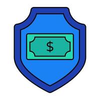 A perfect design icon of money security vector