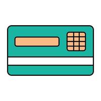 Perfect design icon of atm card vector