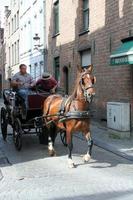 brujas en bélgica en julio de 2009. una vista de la ciudad de brujas en bélgica foto