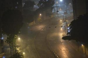 inundación en la ciudad de río de janeiro foto