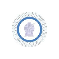 Aim. focus. goal. target. targeting Glyph Icon. Vector isolated illustration