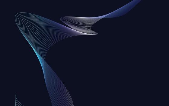 Fondo de onda abstracto vectorial. fondo de ondas degradado azul vector