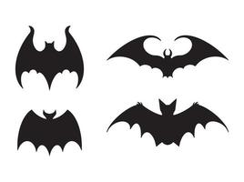ilustrador vectorial de la colección de murciélagos vector