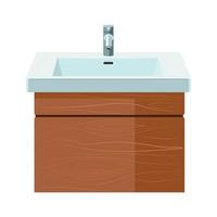 Vector illustrator of Sink cabinet