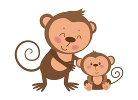 Vector illustrator of  Monkey