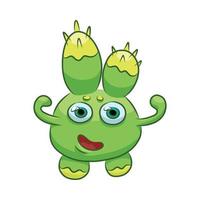 Cartoon cute monster vector