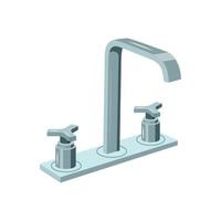 Vector illustrator of  Faucet