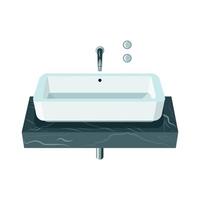 ilustrador vectorial de lavabo vector